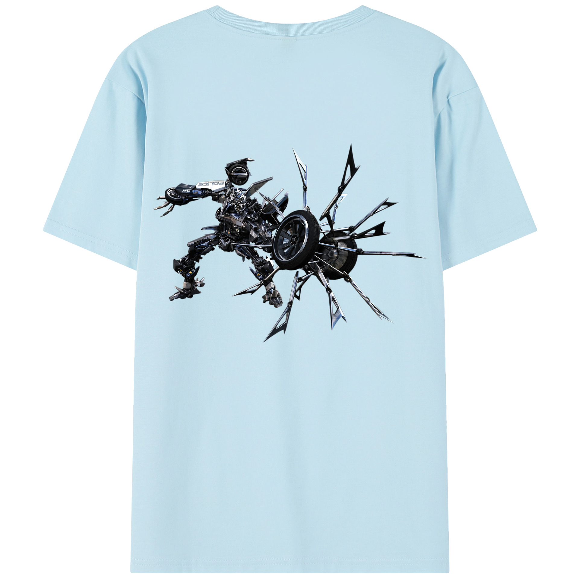 （画像用）  綿100％半袖Tシャツ（背面プリント）